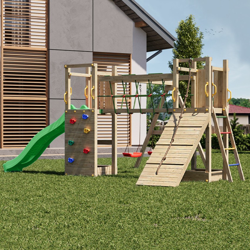 Kinderspielplatz Garten Rutsche Klettergerüst Exposure Maxi Funny Aktion Kinderspielplatz Garten Rutsche Klettergerüst Exposure Maxi Funny Aktion