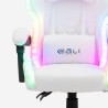 ergonomischer Gaming Stuhl Bürostuhl für Kinder LED RGB Stuhl Pixy Junior 