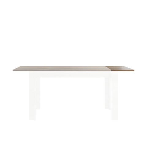 Verlängerung 48cm für Esstisch aus Holz Sogar 180x90cm Land Aktion