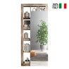 Moderne Garderobe-Garderobenschrank mit Spiegeltür und Kleiderstange für deinen Eingangsbereich - Mitral Modell