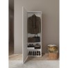 Weißer Hochglanz-Garderobenschrank mit 1 Tür Janine Katalog