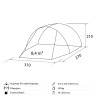 Universelles freistehendes Autozelt Höhe 180-220 cm Entrada Brunner Katalog