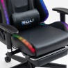 Ergonomischer Gamingstuhl mit Fußstütze Sessel LED RGB The Horde Comfort Preis
