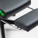Ergonomischer Gamingstuhl mit Fußstütze Sessel LED RGB The Horde Comfort 