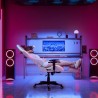 Ergonomischer Gamingstuhl mit Fußstütze Sessel Bürostuhl LED RGB Pixy Comfort Verkauf