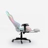 Ergonomischer Gamingstuhl mit Fußstütze Sessel Bürostuhl LED RGB Pixy Comfort Lagerbestand