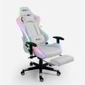 Ergonomischer Gamingstuhl mit Fußstütze Sessel Bürostuhl LED RGB Pixy Comfort Katalog