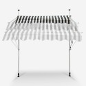 Fallarmmarkise 200x200 für den Außenbereich Balkon Terrasse Somber L 