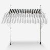 Fallarmmarkise 200x200 für den Außenbereich Balkon Terrasse Somber L 