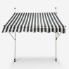 Fallarmmarkise 200x200 für den Außenbereich Balkon Terrasse Somber L 