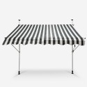 Fallarmmarkise 300x200 für Balkon Terrasse Außenbereich Somber XL Eigenschaften