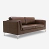 3-Sitzer Sofa aus Kunstleder im Vintage-Industrie-Stil Corneel. Angebot