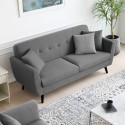 Modernes 3-Sitzer Sofa für das Wohnzimmer, widerstandsfähig im nordischen Design 191cm Hayem Maße
