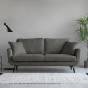 3-Sitzer Sofa im modernen nordischen Stil, grau Folkerd. Verkauf