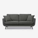 3-Sitzer Sofa im modernen nordischen Stil, grau Folkerd. Angebot