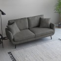 3-Sitzer Sofa im modernen nordischen Stil, grau Folkerd. Modell