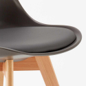 Weiß Quadratisch Tisch und 2 Stühle Farbiges Polypropylen-Innenmastenset Nordica Cocktail 