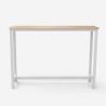 Hoher Tisch 140x37x100cm Barhocker Küche Konsole Regal Edebel Kosten