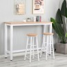 Hoher Tisch 140x37x100cm Barhocker Küche Konsole Regal Edebel Rabatte