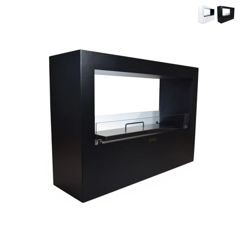 Bioethanol-Kamin für drinnen und draußen Design 100x30x70cm Giotto S Verkauf Bioethanol-Kamin für drinnen und draußen Design 100x30x70cm Giotto S Verkauf
