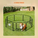 Laufstall Zaun für Hunde und Tiere, Metallbox 80cm für den Garten Cuonhus Verkauf