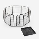 Laufstall Zaun für Hunde und Tiere, Metallbox 80cm für den Garten Cuonhus Angebot