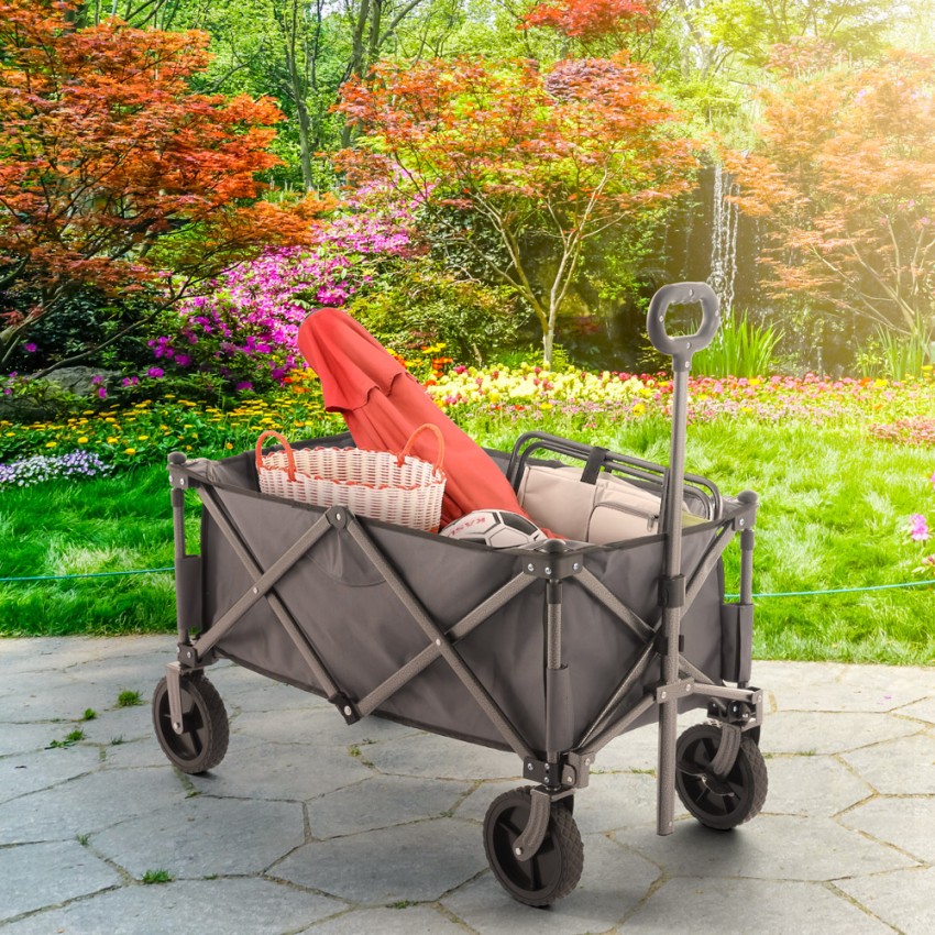 Timmy Bollerwagen Transportwagen Klappbar Trolley 80 kg, 4 Räder