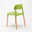 Weiß Quadratisch Tisch und 2 Stühle Farbiges Polypropylen-Innenmastenset Barcellona Cocktail 