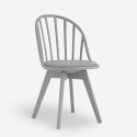 Moderner Stuhl aus Polypropylen für Küche und Esszimmer Molkor Lagerbestand