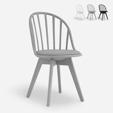 Moderner Stuhl aus Polypropylen für Küche und Esszimmer Molkor Aktion
