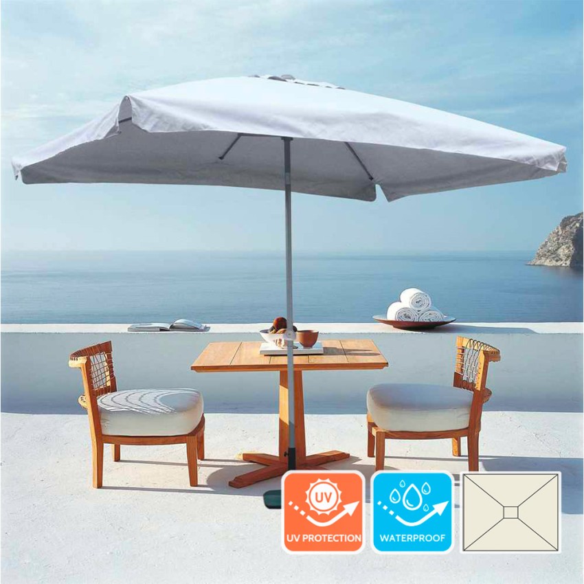 Rechteckig Café Hotel Gartenschirm 3x2 Sonnenschirm Alu mittelmast Eden Angebot Rechteckig Café Hotel Gartenschirm 3x2 Sonnenschirm Alu mittelmast Eden Angebot