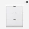 Moderne platzsparender schmaler Schuhschrank mit 3 Kipptüren Shong Verkauf