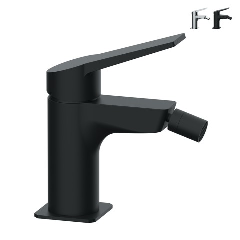 Einhandmischer für Bad Bidet, matt schwarz verchromt Dafne Aktion