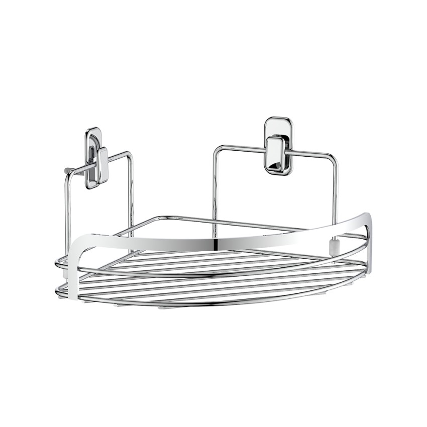 Eckablage Dusche Badezimmer Regal aus verchromtem Stahl Compact Aktion