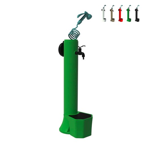 Gartenbrunnen Außenbereich mit Schlauch, Pistole und Eimer Tritone Pro Aktion
