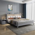 Bett 180x200 Modernes Design mit LED-Beleuchtung, USB-Ladeanschluss Courier King Aktion
