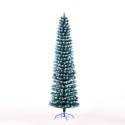 Künstlicher verschneiter Weihnachtsbaum 180 cm grün schlank Schnee Mikkeli  Sales