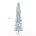 Künstlicher verschneiter Weihnachtsbaum 210cm schmal Schnee Kalevala
 Rabatte