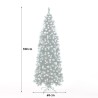 künstlicher verschneiter Weihnachtsbaum 180 cm grün mit Tannenzapfen Poyakonda Katalog