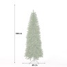 Künstlicher realistischer Weihnachtsbaum 180cm grün Vittangi Sales