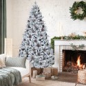 Künstlicher verschneiter Weihnachtsbaum 210cm hoch mit Tannenzapfen Bildsberg Verkauf