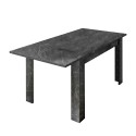 Moderner ausziehbarer Esstisch in Marmor-Optik 90x137-185cm Auris Lagerbestand