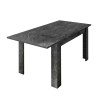 Moderner ausziehbarer Esstisch in Marmor-Optik 90x137-185cm Auris Lagerbestand