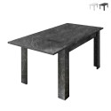 Moderner ausziehbarer Esstisch in Marmor-Optik 90x137-185cm Auris Aktion