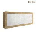 Sideboard Altea WB - Holzbuffet 207 cm, Weiß, 4 Türen Aktion