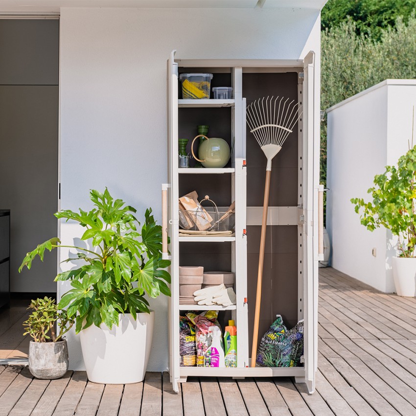 Keter Groove Multispace Mehrzweckschrank aus Harz für den Außenbereich Garten Aktion Keter Groove Multispace Mehrzweckschrank aus Harz für den Außenbereich Garten Aktion