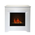 Bioethanol-Kaminsäule 96x35x96h mit modernem Rahmen-Design Bellini 