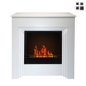 Bioethanol-Kaminsäule 96x35x96h mit modernem Rahmen-Design Bellini Verkauf