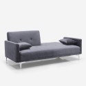 3-Sitzer-Schlafsofa aus Samtstoff mit Modernem Design Villolus 