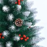 Künstlicher Weihnachtsbaum Geschmückt Deko 180 cm Bergen Sales
